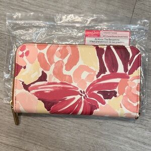 New All About The Benjamins Women’s Thirty-One Sunset Blooms Wallet